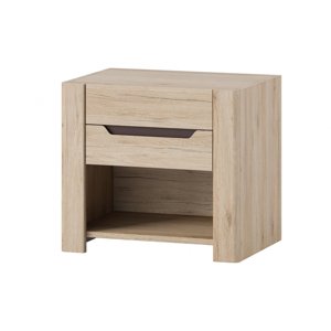 Noční stolek Desjo 52 57 cm dub San Remo