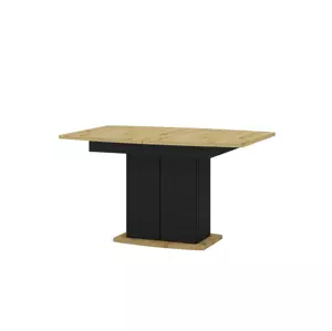 Jídelní rozkládací stůl Star 03 s úložným prostorem 140/210 cm dub Artisan/černý