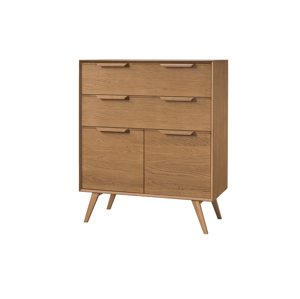 Komoda Leo 15 II 105 cm dub Rustikal karamelový