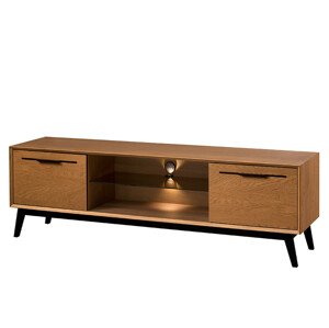 TV stolek Lazure 25 s LED osvětlením 180 cm dub Rustikal karamelový