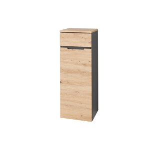 Kancelářská komoda Brego 13 45 cm grafit/dub Artisan