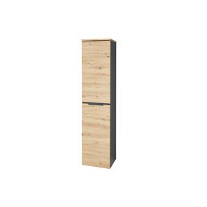 Kancelářská knihovna Brego 05 45 cm grafit/dub Artisan