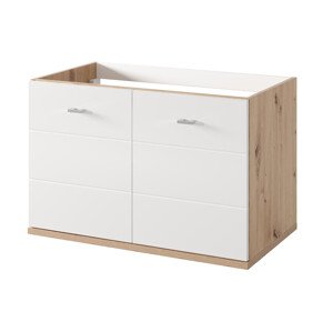 Závěsná skříňka pod umyvadlo Sting 38 80 cm dub Artisan/bílá