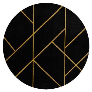 Kulatý koberec ESTEMA MARBLEGEO černý
