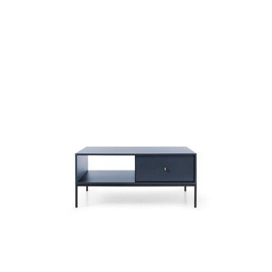 Konferenční stolek Mono II 104 cm modrý/černý