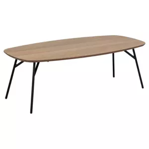 Konferenční stolek Caracas 120 cm dub olejovaný/černý