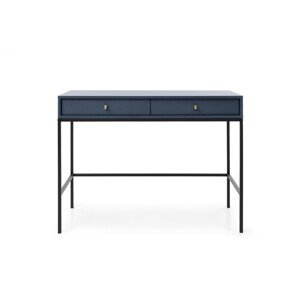 Toaletní stolek Mono II 104 cm modrý/černý