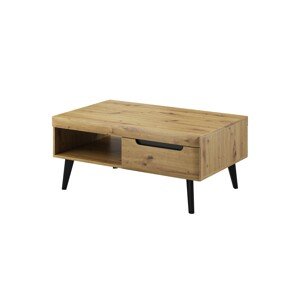 Konferenční stolek Nordi 107 cm černý/dub artisan