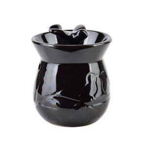 Keramická aroma lampa LOSKI 9 cm černá