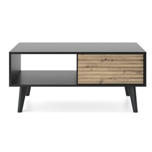 Konferenční stolek Willow II 104 cm dub artisan/černý