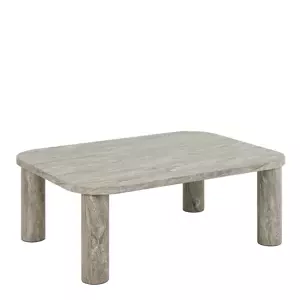 Konferenční stolek Solano 100 cm šedý mramor