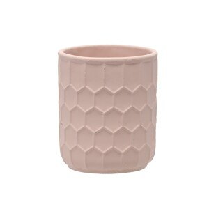 Cementový obal na květináč ELEGANT 13,5 cm starorůžový