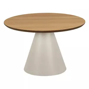 Konferenční stolek Soli 65 cm šedý/dub přírodní