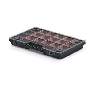 Plastový organizér ZERGO 29x19,5x3,5 cm černý