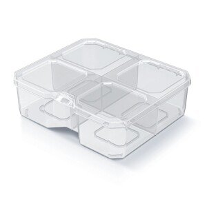 Organizér RQS BOX 15,6x14x5 cm transparentní