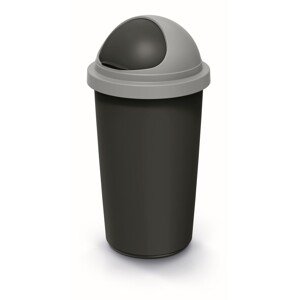 Odpadkový koš COMPACTO ROLL 30 L černý/světle šedý