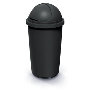 Odpadkový koš COMPACTO ROLL 60 L černý