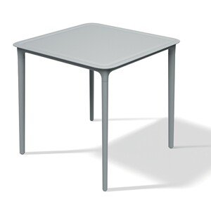 Zahradní jídelní stůl RIMOS 77,5x77,5x74,5 cm šedý