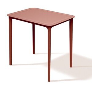 Zahradní jídelní stůl RIMOS 77,5x57,5x74,5 cm červený