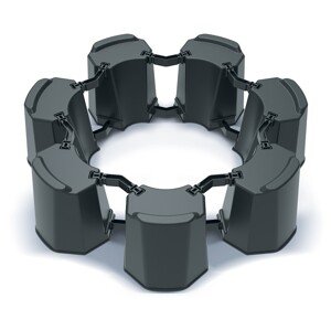 Podstavec pod sud na dešťovou vodu MODULAR BASEWAN SET II antracit