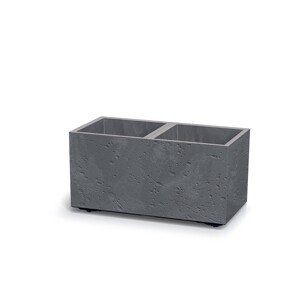 Plastový květináč SIERRAS CASE BETON EFFECT marengo