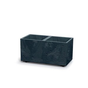 Plastový květináč SIERRAS CASE BETON EFFECT antracitový