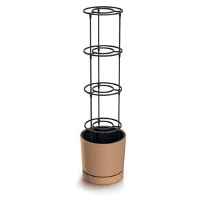 Květináč na pěstování rajčat HOME GROWERO ECO WOOD hnědý
