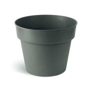 Plastový květináč PLANTIS odstín šedý kámen matný