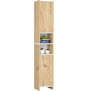 Koupelnová skříňka BETI 180 cm dub artisan/bílá