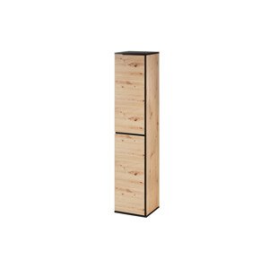 Vysoká koupelnová skříňka Mossa 69 35 cm pravá dub Artisan/černá
