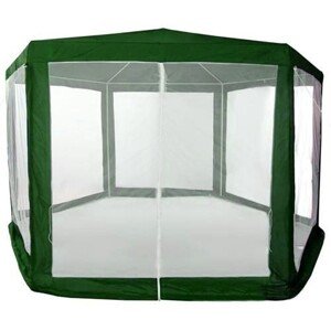 Skládací zahradní párty stan s moskytiérou NEILKE 2x2 m zelený