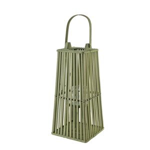 Proutěná lucerna LUCIE Green 23x48 cm zelená