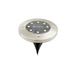 Sada 4 ks solárních LED lamp EASY stříbrná