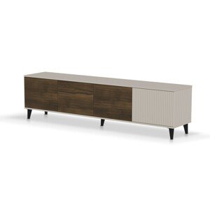 TV stolek Random 200 cm kašmír/ořech