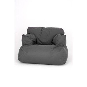 Sedací vak ve tvaru křesla Relax šedý