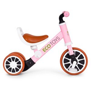 Dětské odrážedlo 2v1 SLOW ECOTOYS růžové