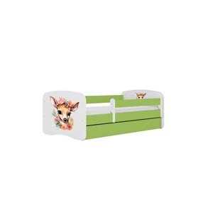 Dětská postel Babydreams Bambi zelená