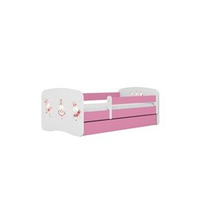 Dětská postel Babydreams králíčci růžová