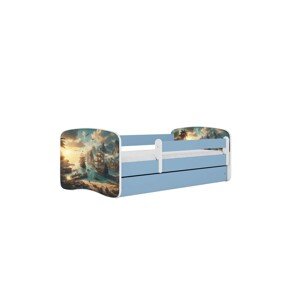 Dětská postel Babydreams loď modrá