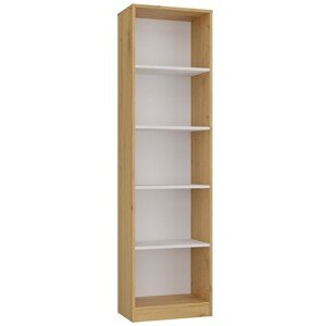 Regál Onyx R50 50 cm dub Artisan/bílý