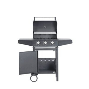 Plynový gril GRILL s 2 hořáky černý