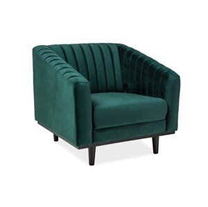 Křeslo ASPREY Velvet I zelené