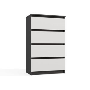Komoda Malwa M4 70 cm antracit/bílá