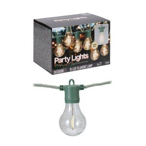 Světelný LED řetěz Serava teplá bílá