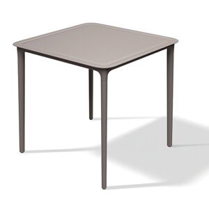 Zahradní jídelní stůl Rimos 77,5x77,5x74,5 cm zemitě hnědý