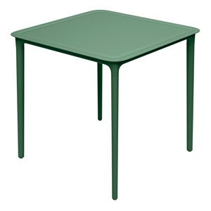 Zahradní jídelní stůl Rimos 77,5x77,5x74,5 cm zelený