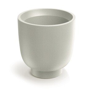 Květináč Vivos Round Midl 40 cm pískový