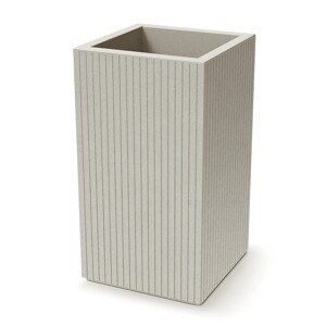 Květináč Coros Square High 40 cm pískový