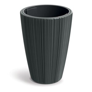 Květináč Oros tmavě šedý