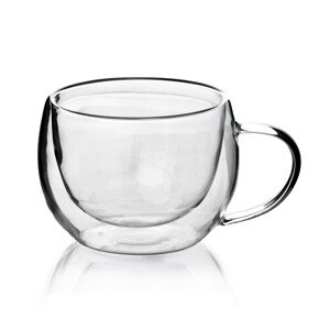 Skleněný hrnek PETER 280 ml čirý